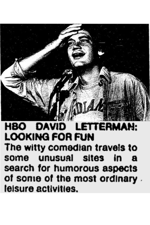 David Letterman: Looking for Fun (1981)