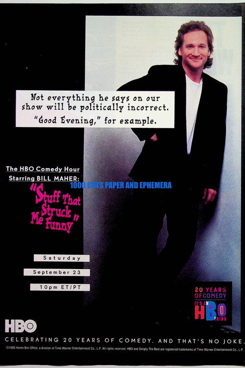 BIll Maher: Stuff That Struck Me Funny (1995)