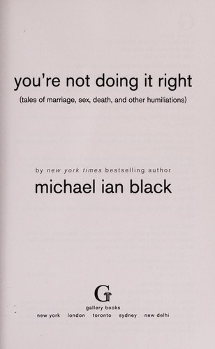 You're not doing it right