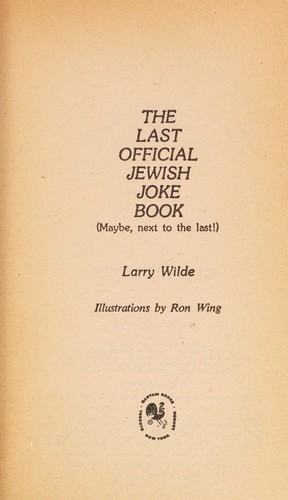 Last Official Jewish Joke Book (1980)