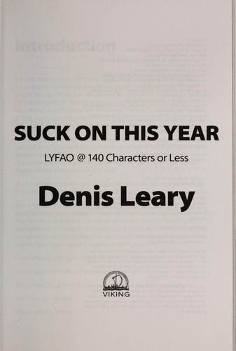 Suck on this year : lyfao @ 140 characters or less