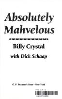 Absolutely mahvelous [sic]