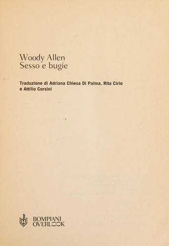 Sesso e bugie