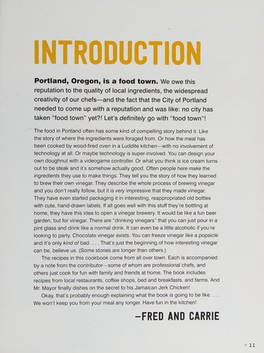 The Portlandia cookbook