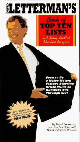 David Letterman's book of top ten lists and zesty lo-cal chicken recipes (1995)