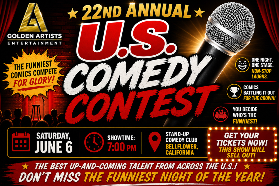 Poster for 22nd Annual U.S. Comedy Contest