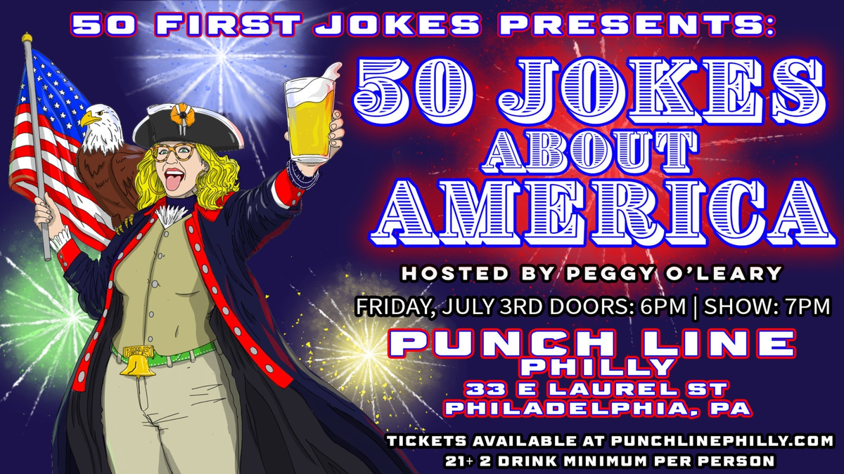 Poster for 50 First Jokes About America