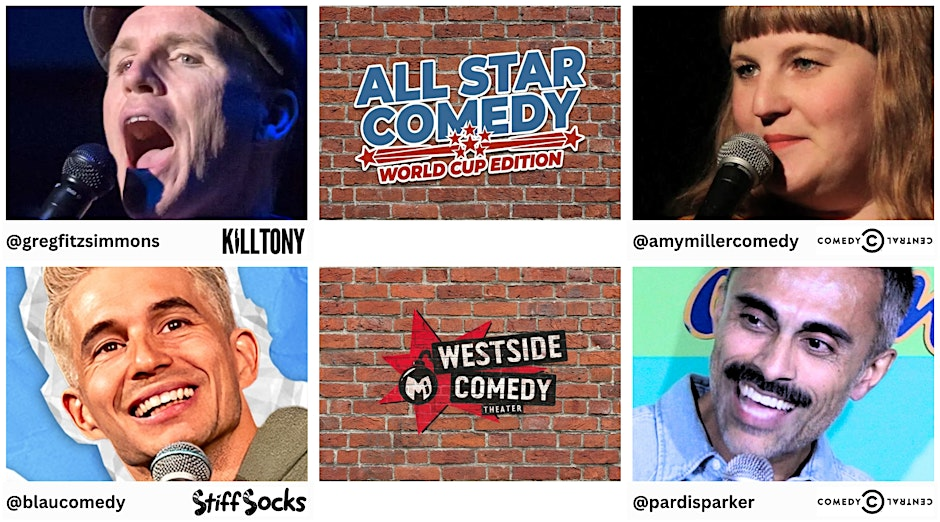 Poster for All Star Comedy at Westside Comedy Theater