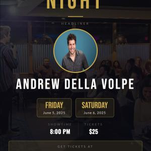 Poster for Comedy Night at Brew Ha Ha at River