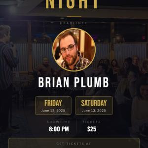 Poster for Comedy Night at Brew Ha Ha at River