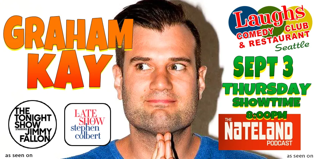 Poster for Comedy show: Comedian Graham Kay at Laughs Comedy