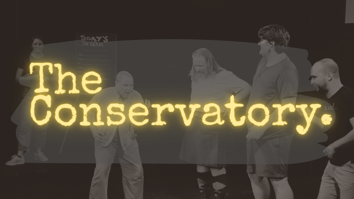 Poster for Conservatory Night: Antique Birding Society & First Date