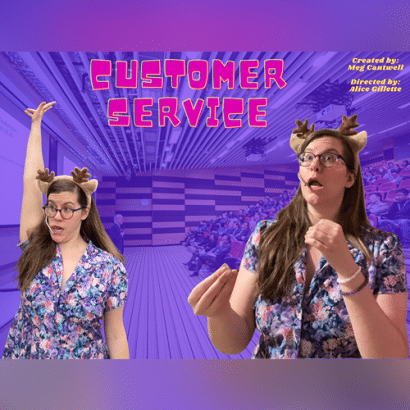 Poster for Customer Service — Denver Fringe Festival