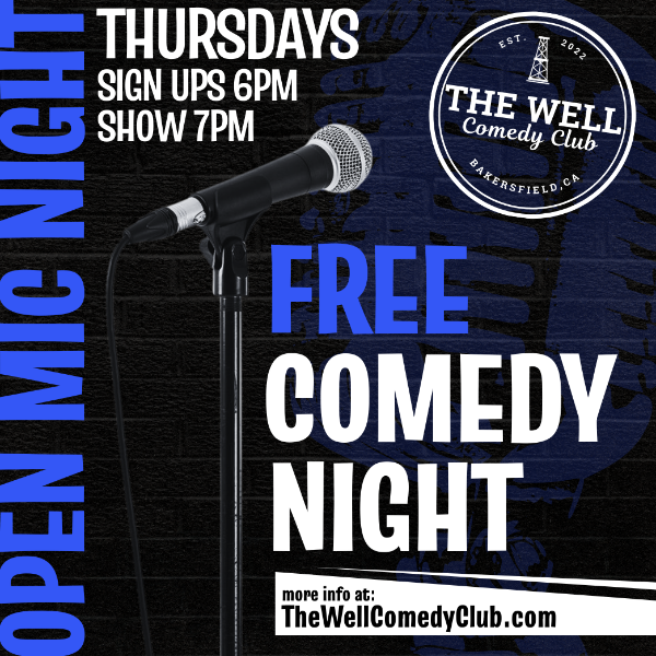 Poster for FREE Open Mic Night