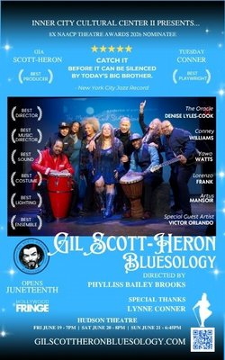 Poster for Gil Scott-Heron Bluesology