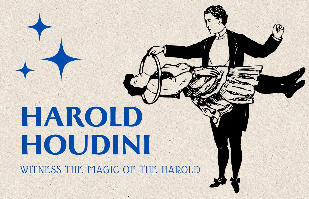 Poster for Harold Houdini