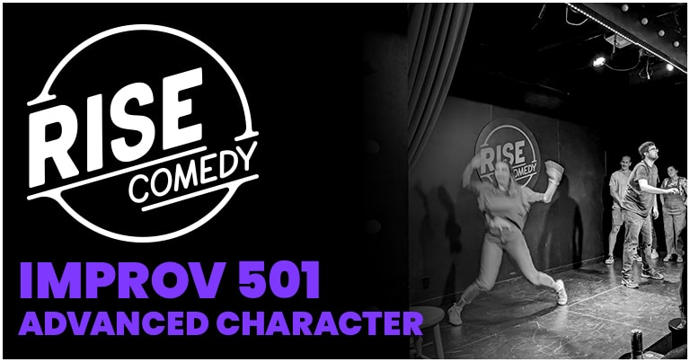 Poster for IMPROV 501 (Mondays 6/8-7/20 @6:30pm-9:15pm)