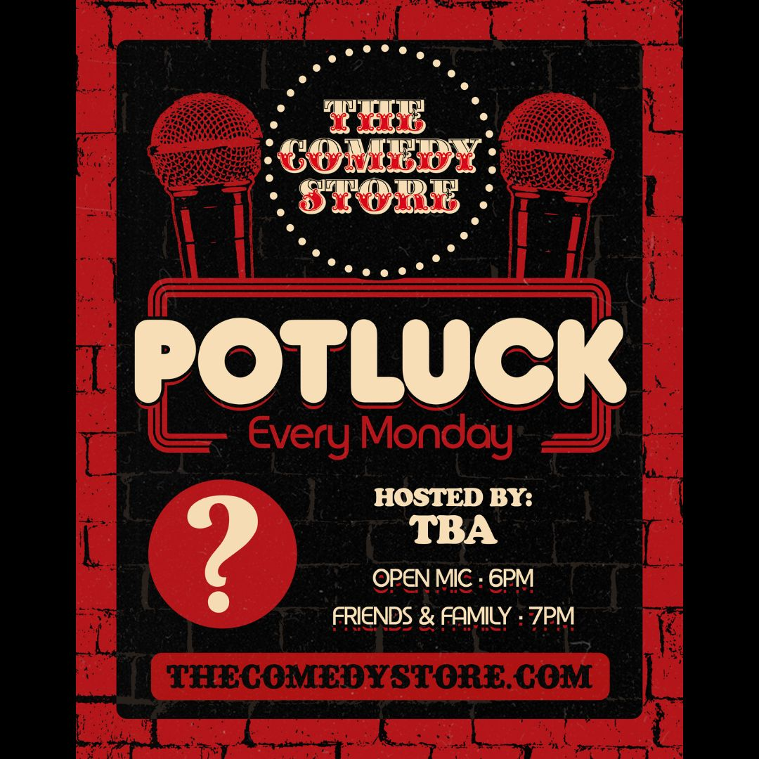 Poster for Monday Potluck (Free Entry)
