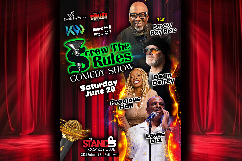 Poster for Screw The Rules Comedy Show