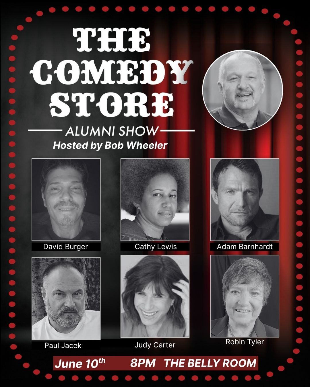 Poster for The Comedy Store Alumni PRIDE Show
