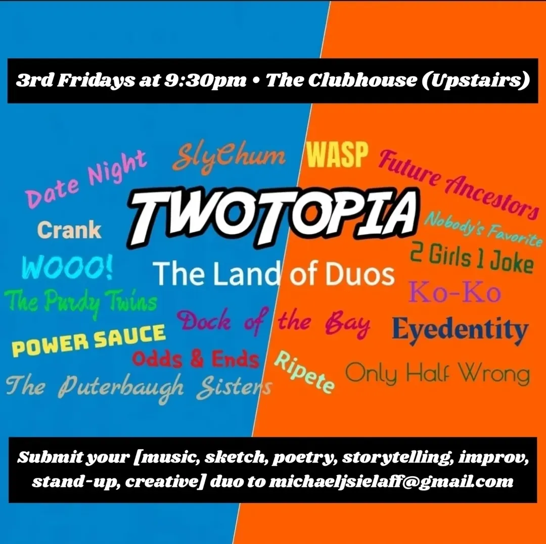 Poster for Twotopia: An Hour of Duos!
