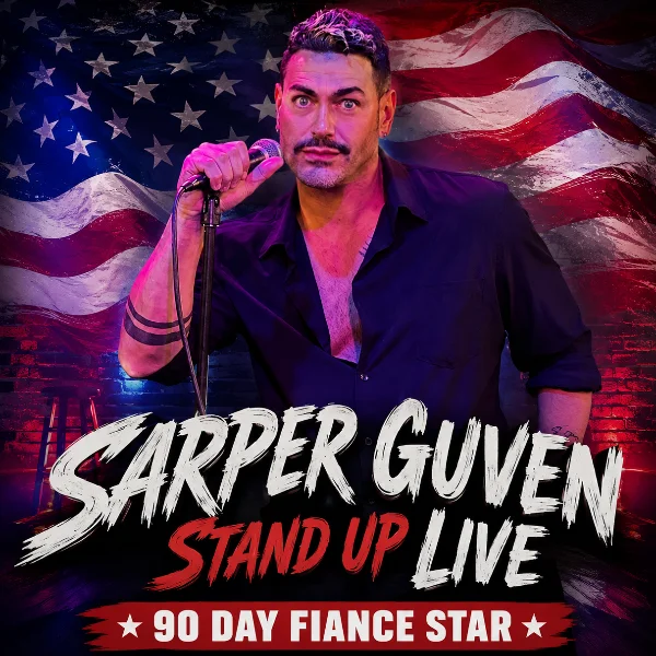 Poster for 90 Day Fiancé Star Sarper Güven Live in Naples, Florida!