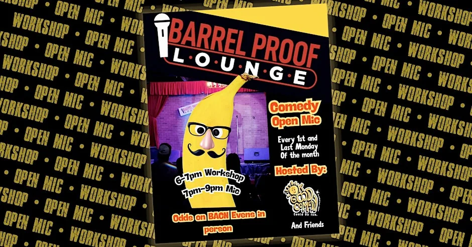 Poster for Be Ready Comedy Open Mic – Monday Comedy Workshop & Comedy Open Mic