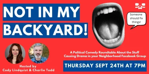 Poster for Not In My Backyard!