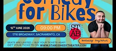 Poster for Comedy For Bikes - A Friends for Life Bike Rally Benefit Comedy Show
