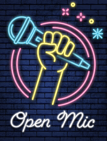 Poster for Open Mic at Goodnights