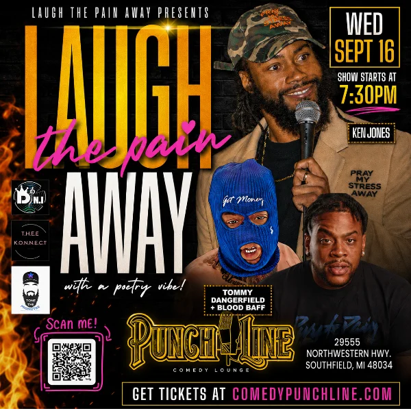 Poster for LAUGH THE PAIN AWAY