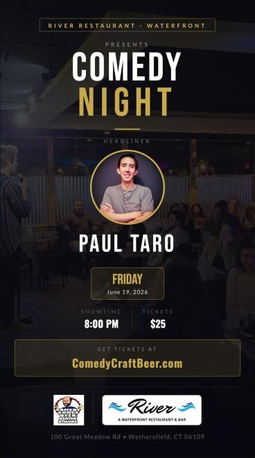 Poster for Comedy Night at Brew Ha Ha at River