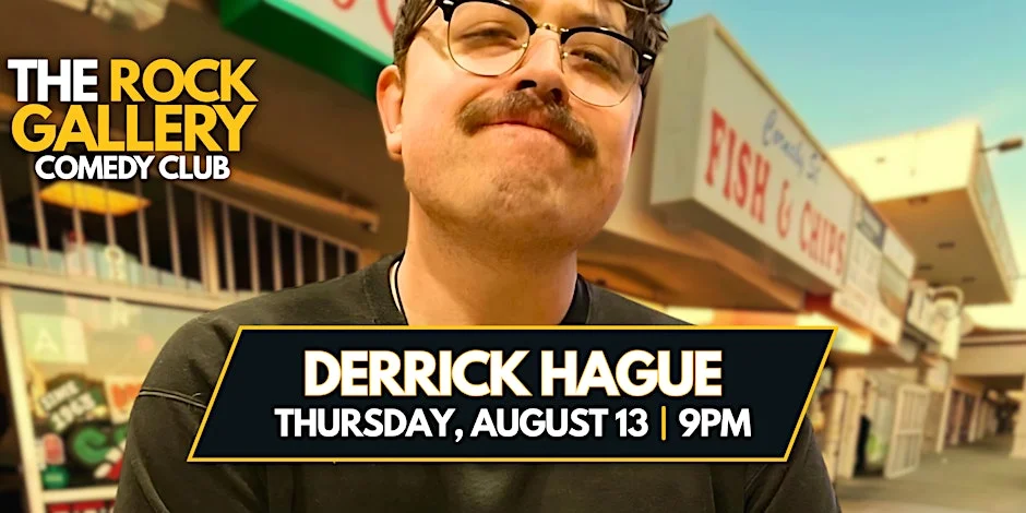 Poster for Derrick Hague Stand-Up Comedy Show
