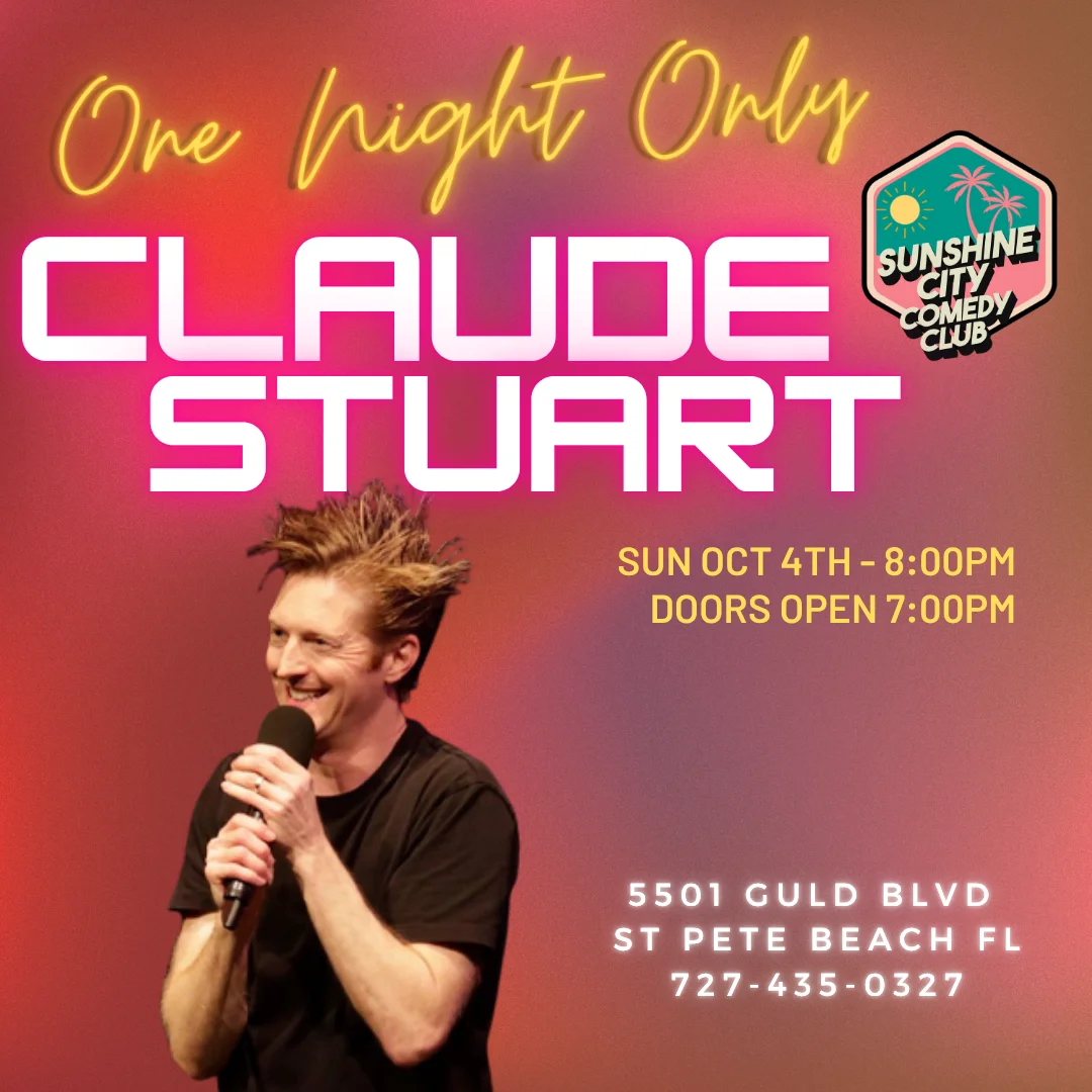 Poster for Headliner Claude Stuart