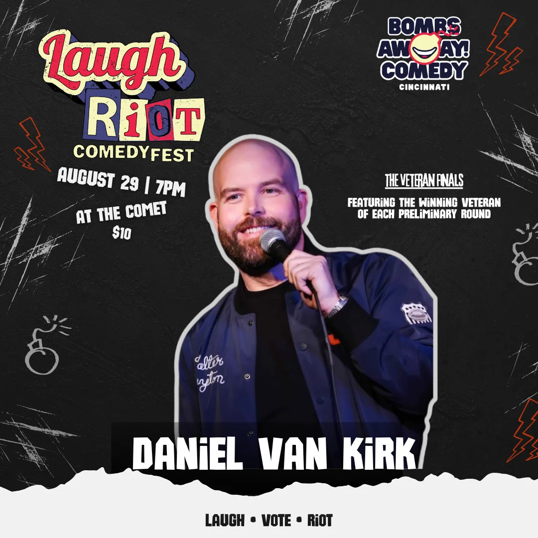 Poster for Laugh Riot Comedy Fest | Veteran Finals