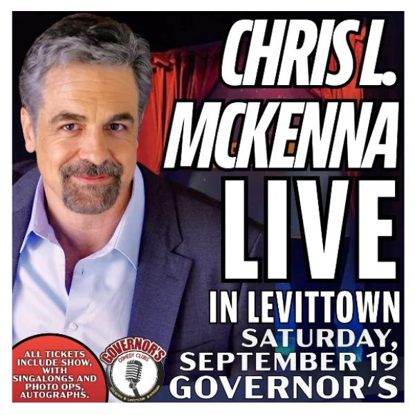 Poster for General Hospital’s Chris L. McKenna - SPECIAL EVENT - IN THE GIGGLE ROOM 9/19 @ 4:00PM