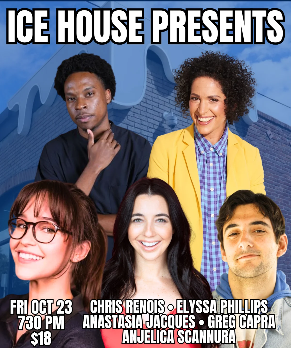 Poster for IHP: Chris Renois, Anjelica Scannura, Greg Capra