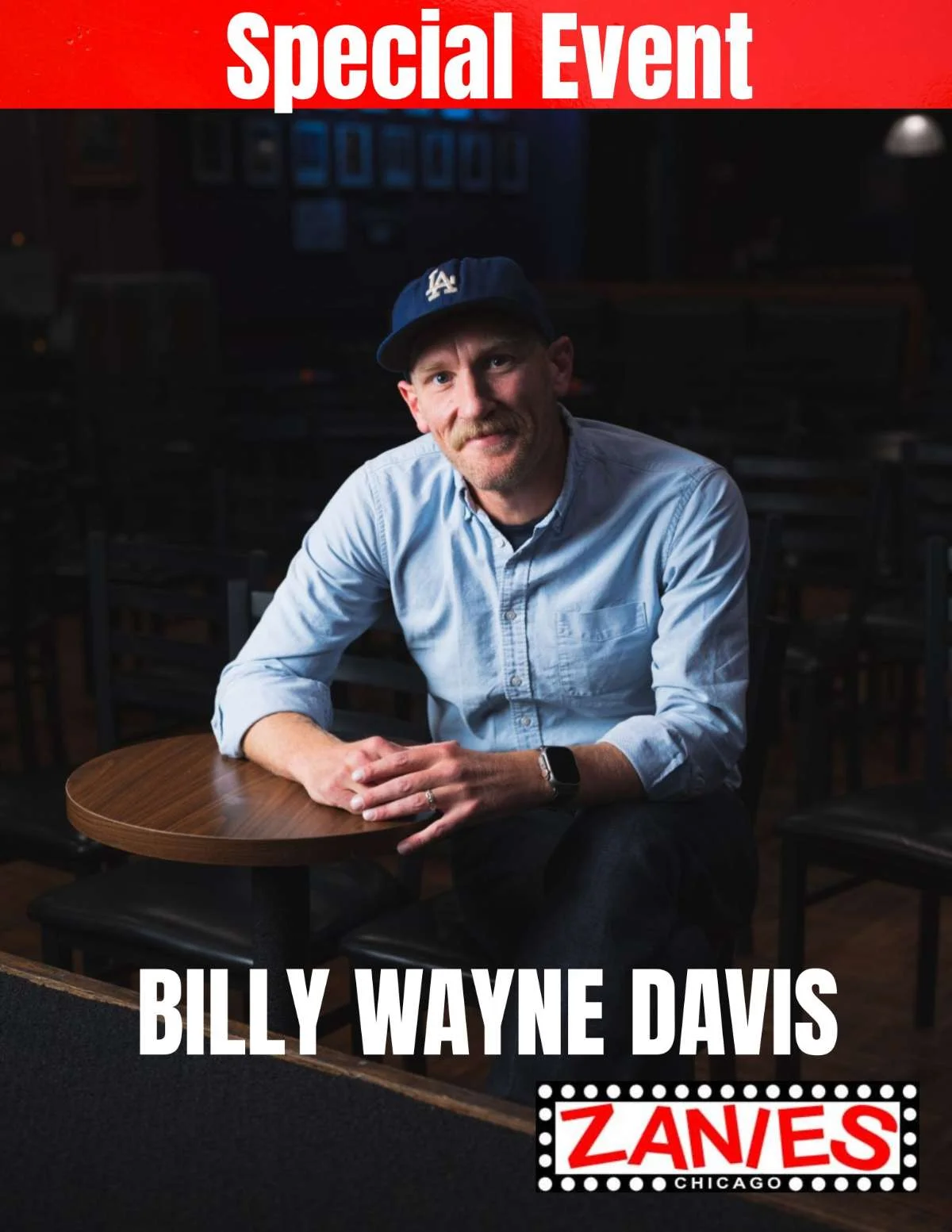Poster for BILLY WAYNE DAVIS – Special Event
