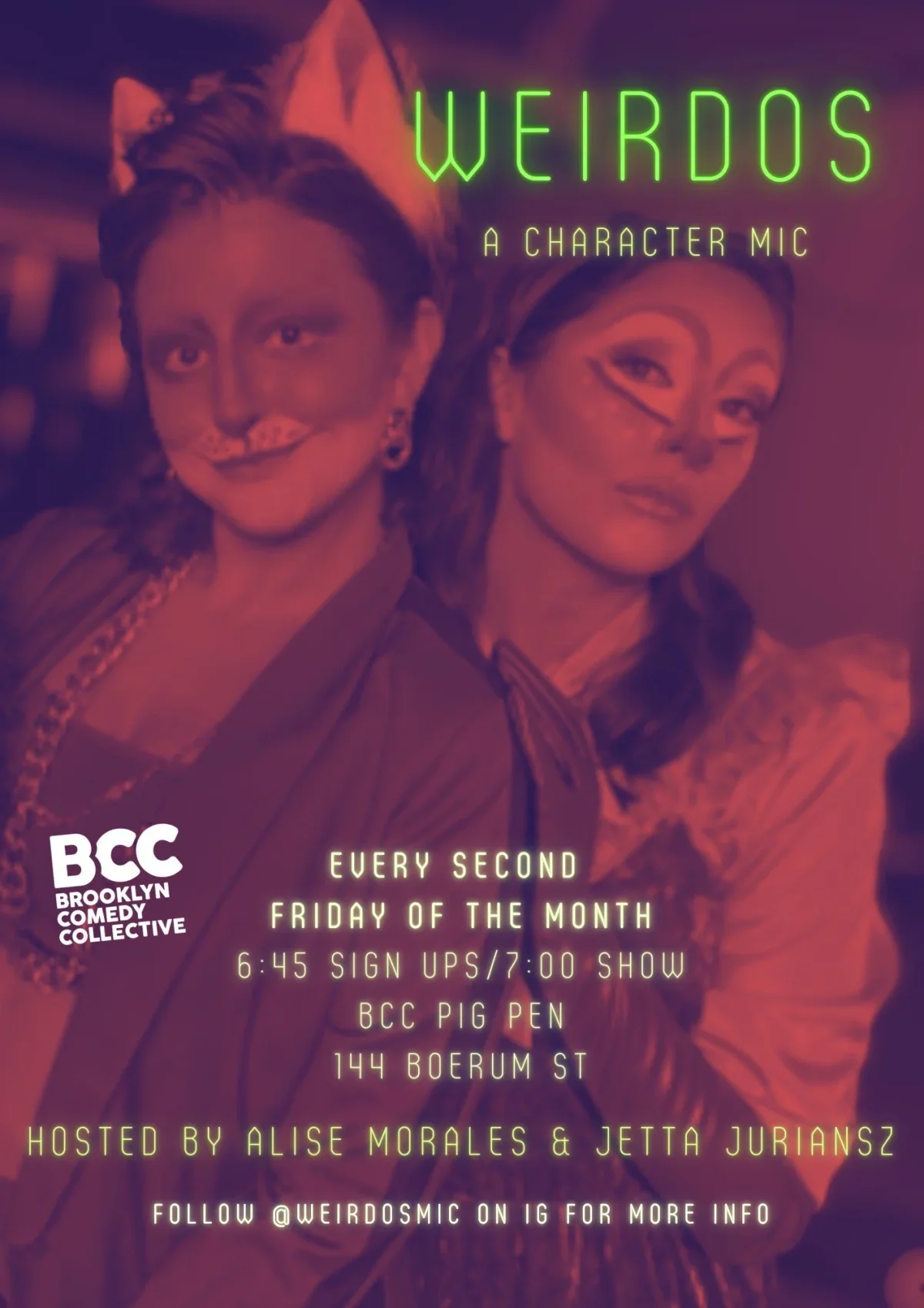 Poster for Weirdos: A Character Mic
