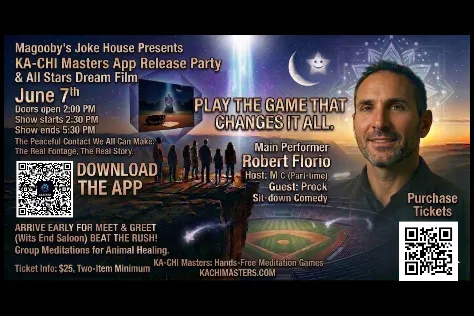 Poster for Sky Art, Comedy & The Unknown With Robert Florio