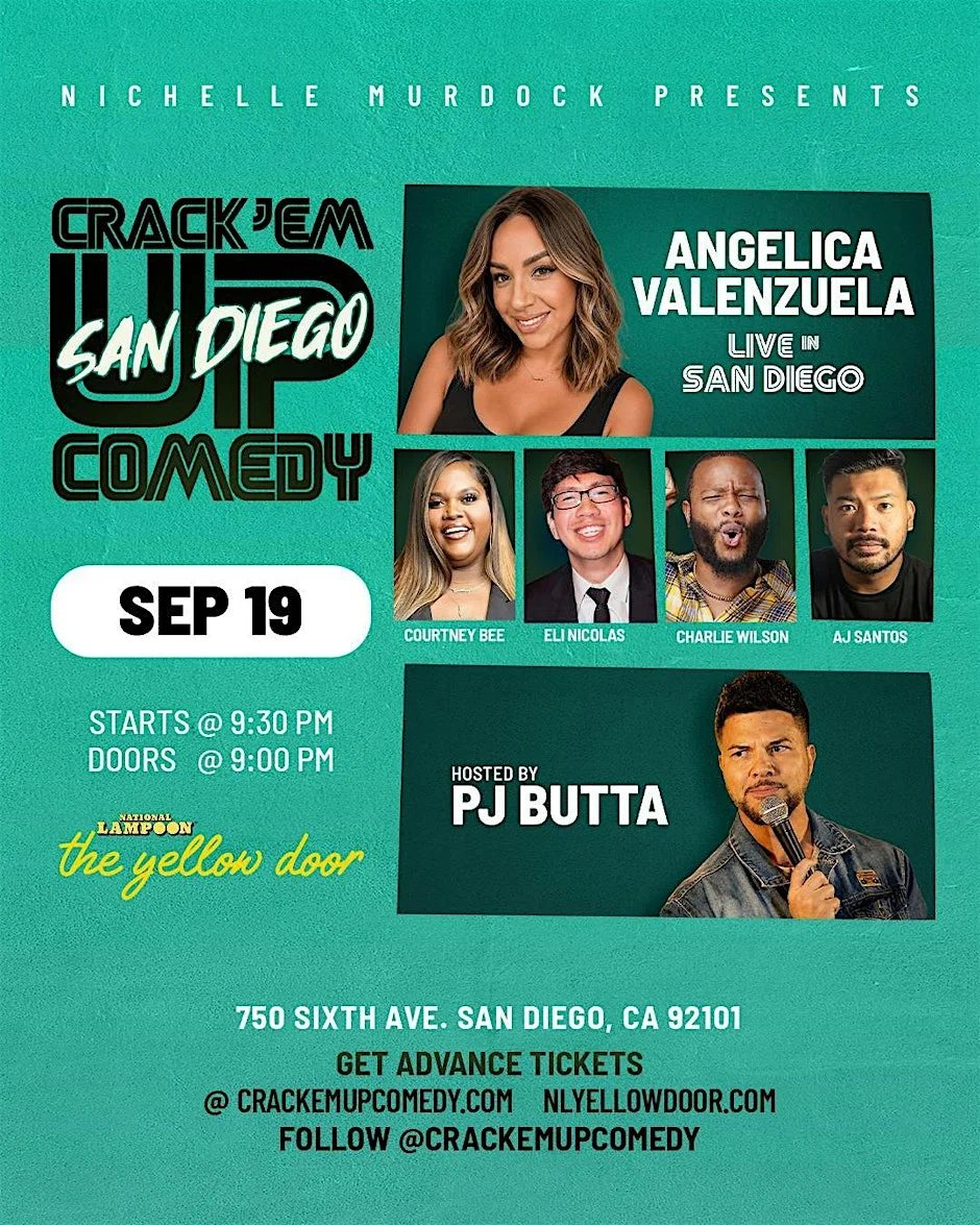 Poster for Crack Em Up Comedy: Live in San Diego