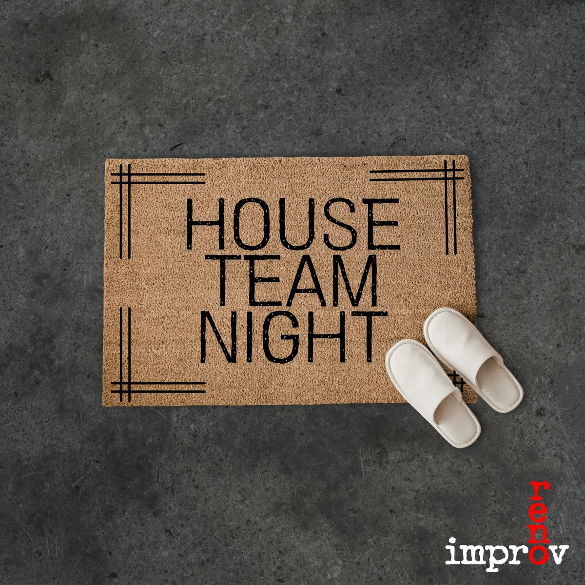 Poster for House Team Night – Improv Show