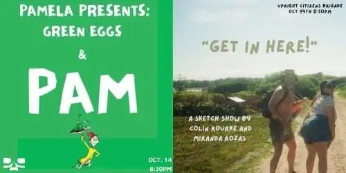 Poster for Green Eggs and Pam & Get In Here!