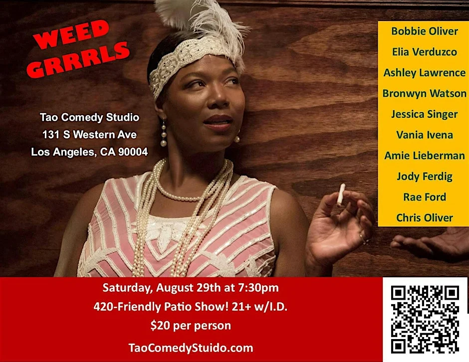Poster for Weed Grrrls! 8/29