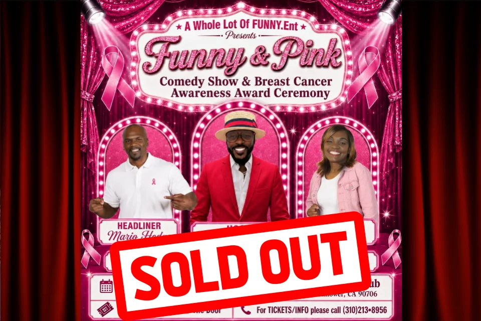 Poster for Funny & Pink: Comedy Show & Breast Cancer Awareness Award Ceremony