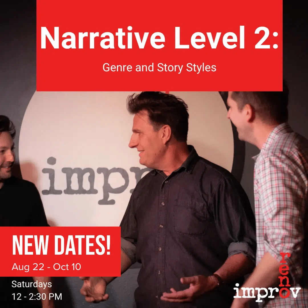 Poster for Narrative Improv – Level 2: Genre and Story Styles