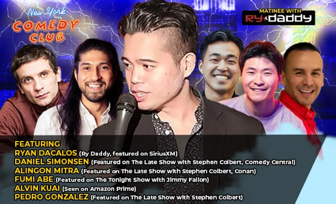 Poster for Matinee w/ Ry Daddy ft: Daniel Simonsen, Alingon Mitra, Fumi Abe, Pedro Gonzalez, Alvin Kuai, Ryan Dacalos