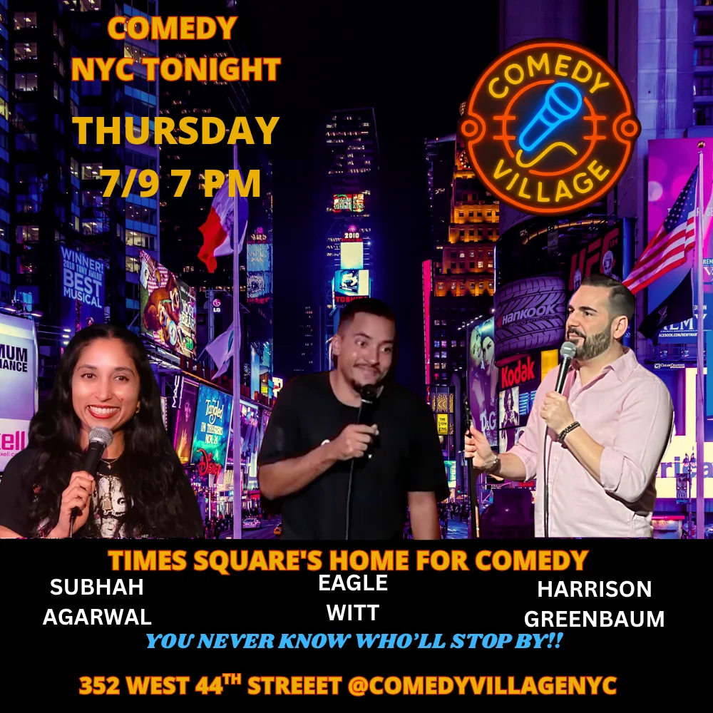 Poster for NYC Stand-Up | Thur, July 9th @7 PM