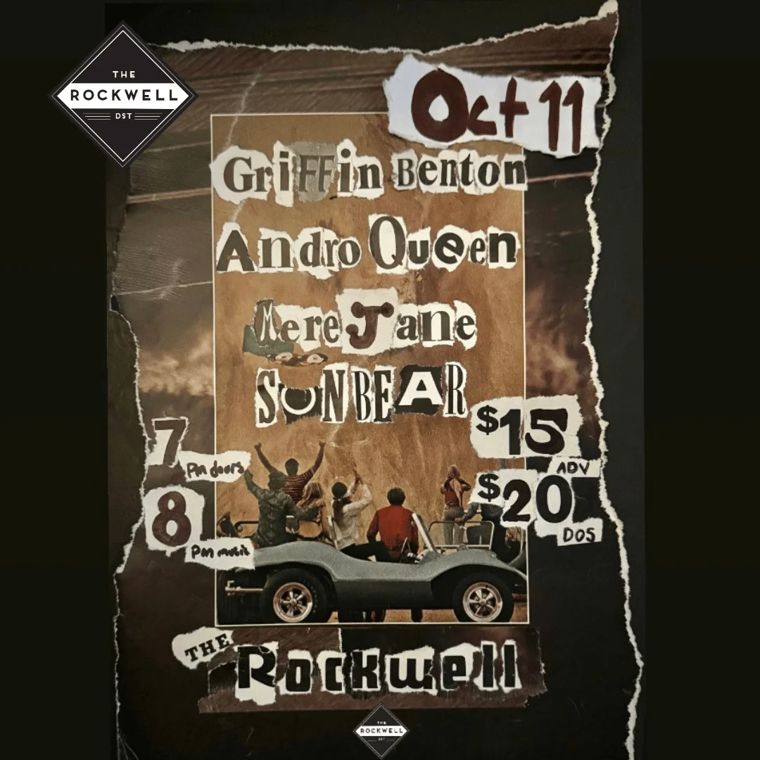 Poster for Griffin Benton, Andro Queen, & Friends