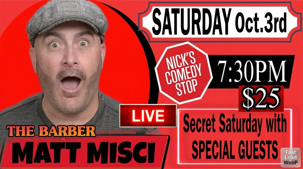Poster for Mish’s Secret Saturday at Nicks 10/3